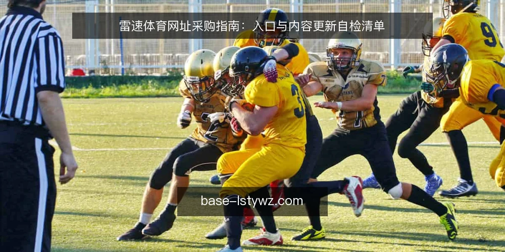 雷速体育网址采购指南：入口与内容更新自检清单 — 为什么现在要做一次雷速体育网址审计 配图